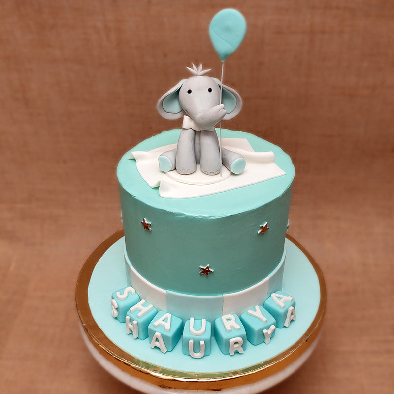 Cute Elephant Cake Order Elephant Baby Shower Cake in Bangalore