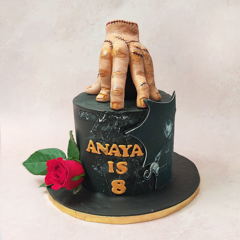 Wednesday Addams Cake Thing Cake Wednesday Theme Cake Liliyum
