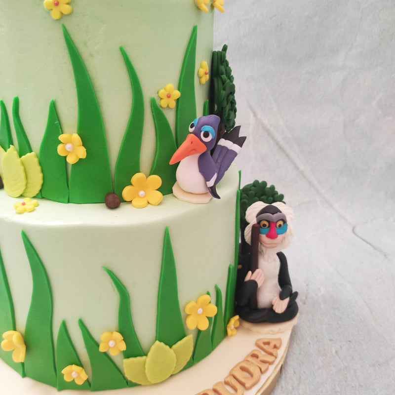 Products :: Lion King of the Jungle with Name Personalized Birthday Cake  Topper