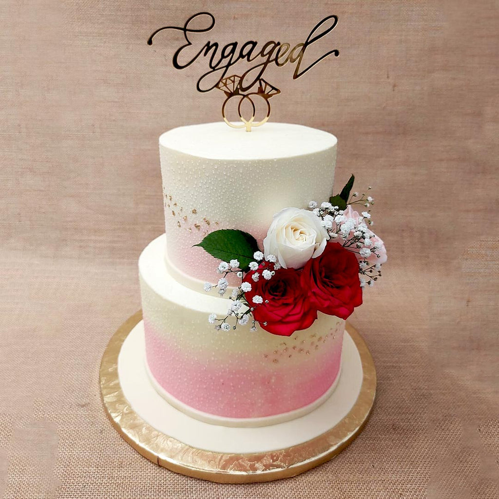 Elegant Engagement Cake Collection