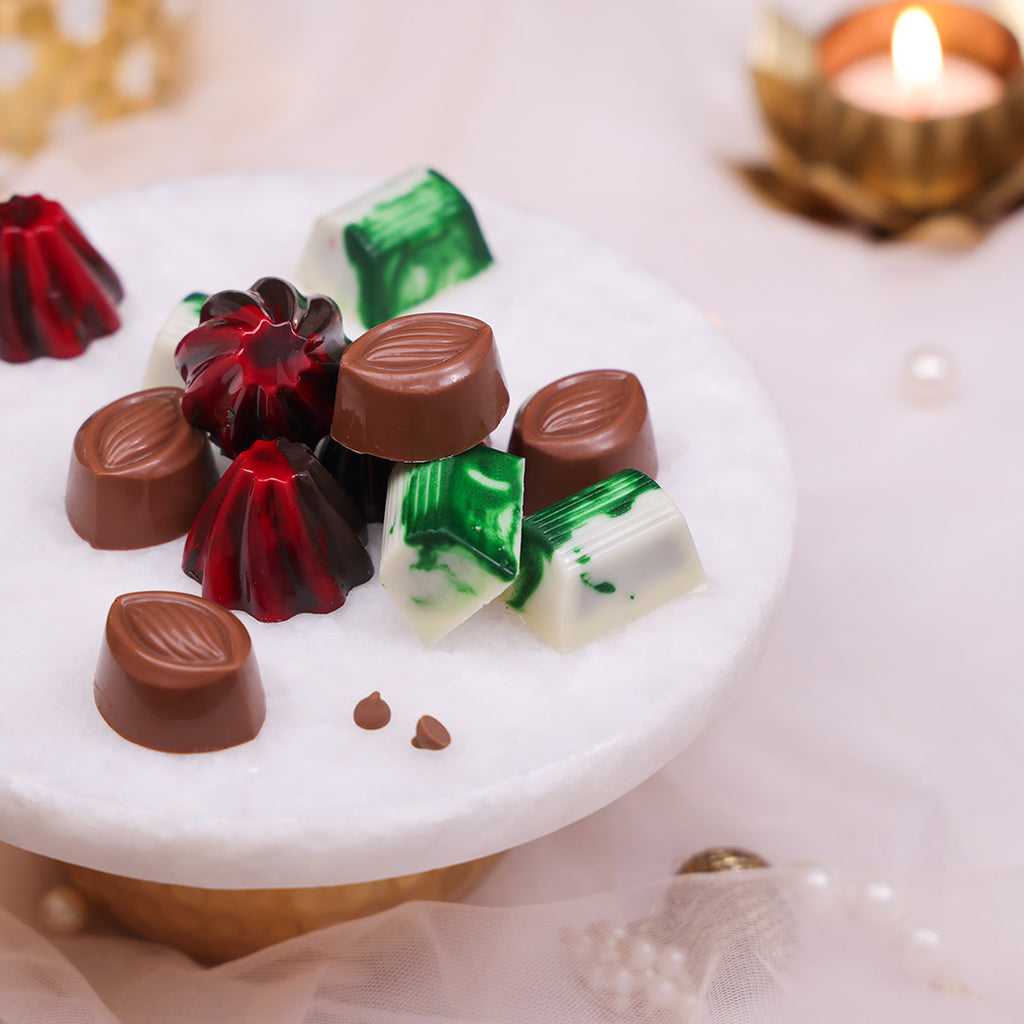 Assorted premium Diwali Belgian chocolate hamper