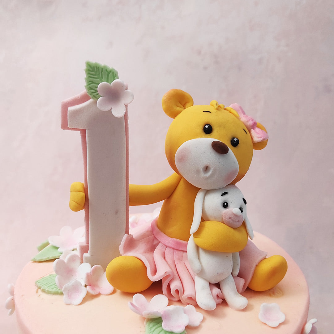 Bear Riff Raff Cake Bear and Rabbit Cake | Bear Cake | Bunny Birthday Cake For Kids ...