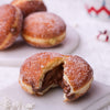 Berlin donuts filled with hazelnut