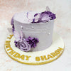 Adorned with handcrafted purple butterflies that seem poised to take flight, this Birthday Cake For Girlfriend evokes the ancient symbolism of transformation and renewal. 