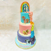 This magical Birthday Cake For Girls captures the enchantment of Ponyville while bringing the rainbow-powered splendour of the show to life.