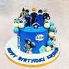 From Isagi’s cool composure to Bachira’s fiery flair, each topper on this Birthday Cake For Him brings energy and attitude to the bold royal-blue frosting. 
