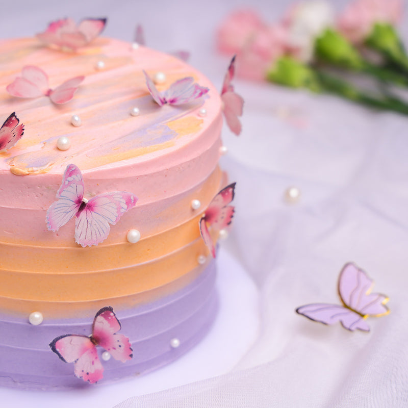 Ombre cake - Colorful cake