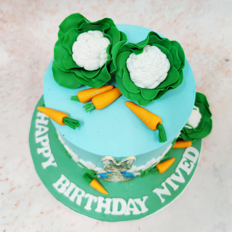 Peter Rabbit Cabbage Cake | Carrot Bunny Cake | Liliyum Patisserie ...