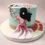 Cherry blossom cakes or just the Cherry blossom flowers symbolise many things, most of all they symbolise the ever-changing nature of life. That's what would make this cherry tree cake design perfect as a birthday cake for girls