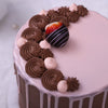 Chocolate Strawberry Cake - Close up