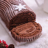 Chocolate Yule Log Cake