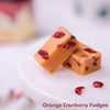 Buttery Christmas Orange Cranberry Fudge