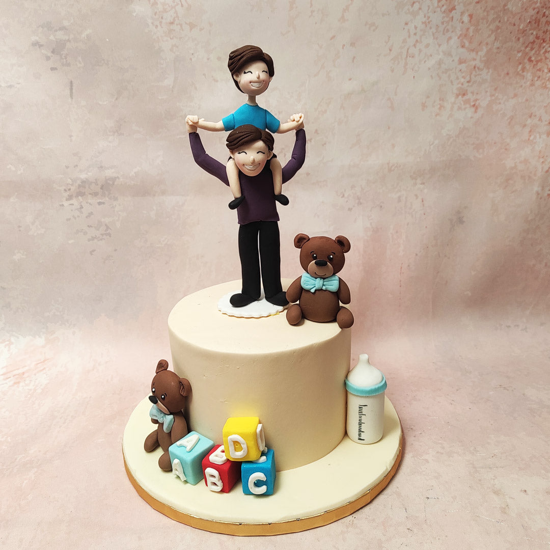 Daddy Cake Father and Son Cake | Birthday Cake For Father and Son | Dad and Son ...