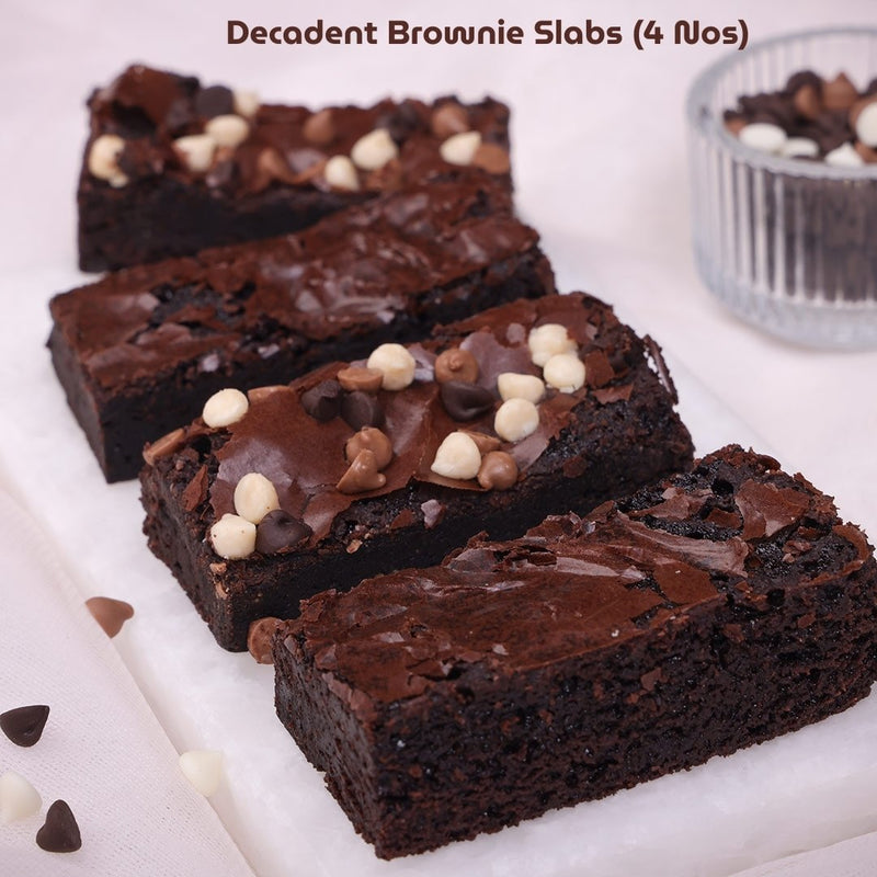 Diwali Dark Chocolate Brownie Slabs