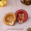 Hand painted Diwali Diyas