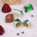Diwali white chocolate bonbon with pistachio filling