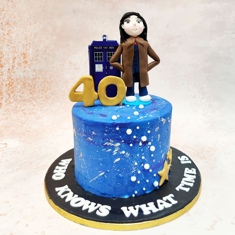 Doctor Who Theme Cake