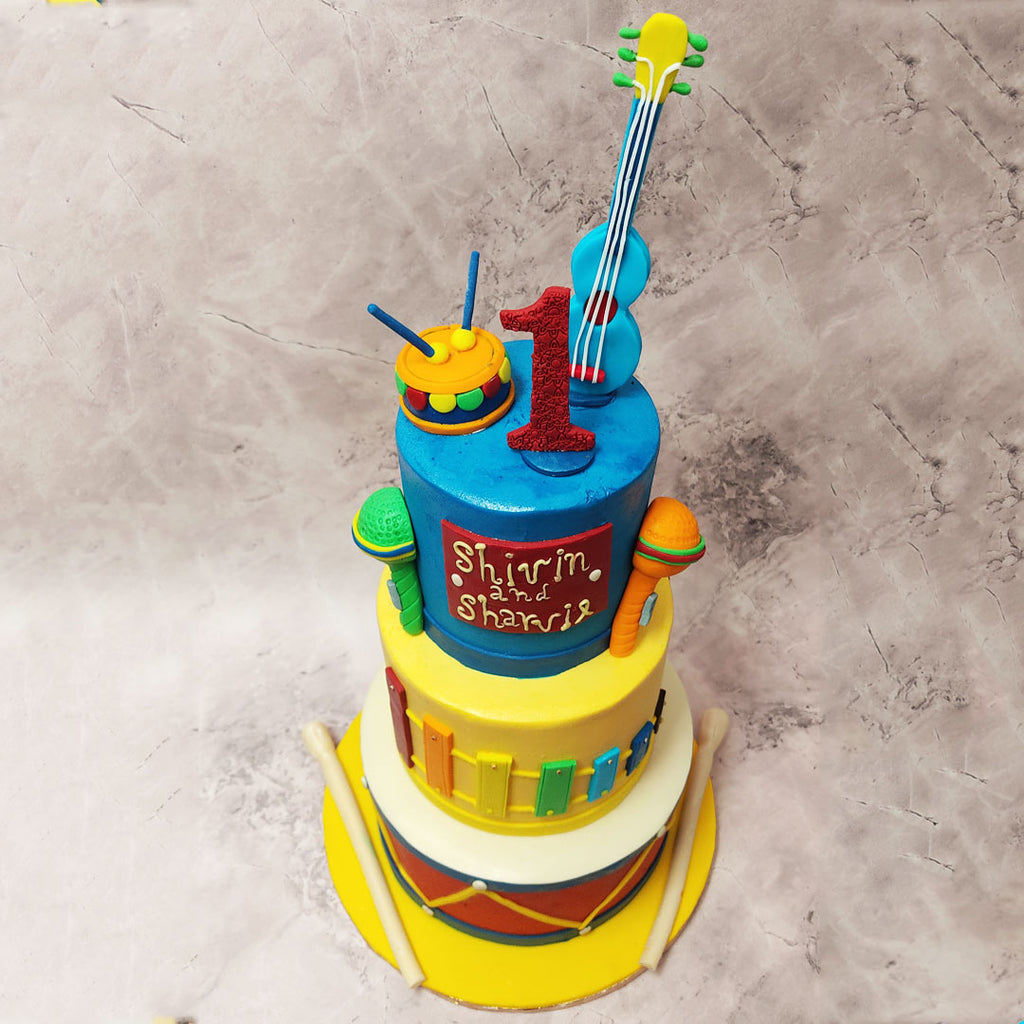 UG Cakes - Simple birthday cake for musician. 🎶😍 Mention... | Facebook