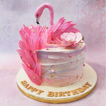 For that one special lady in your life, this iconic Flamingo birthday cake for her  comes in a calming shade of pink to match the beautiful creature after which it was modelled. 