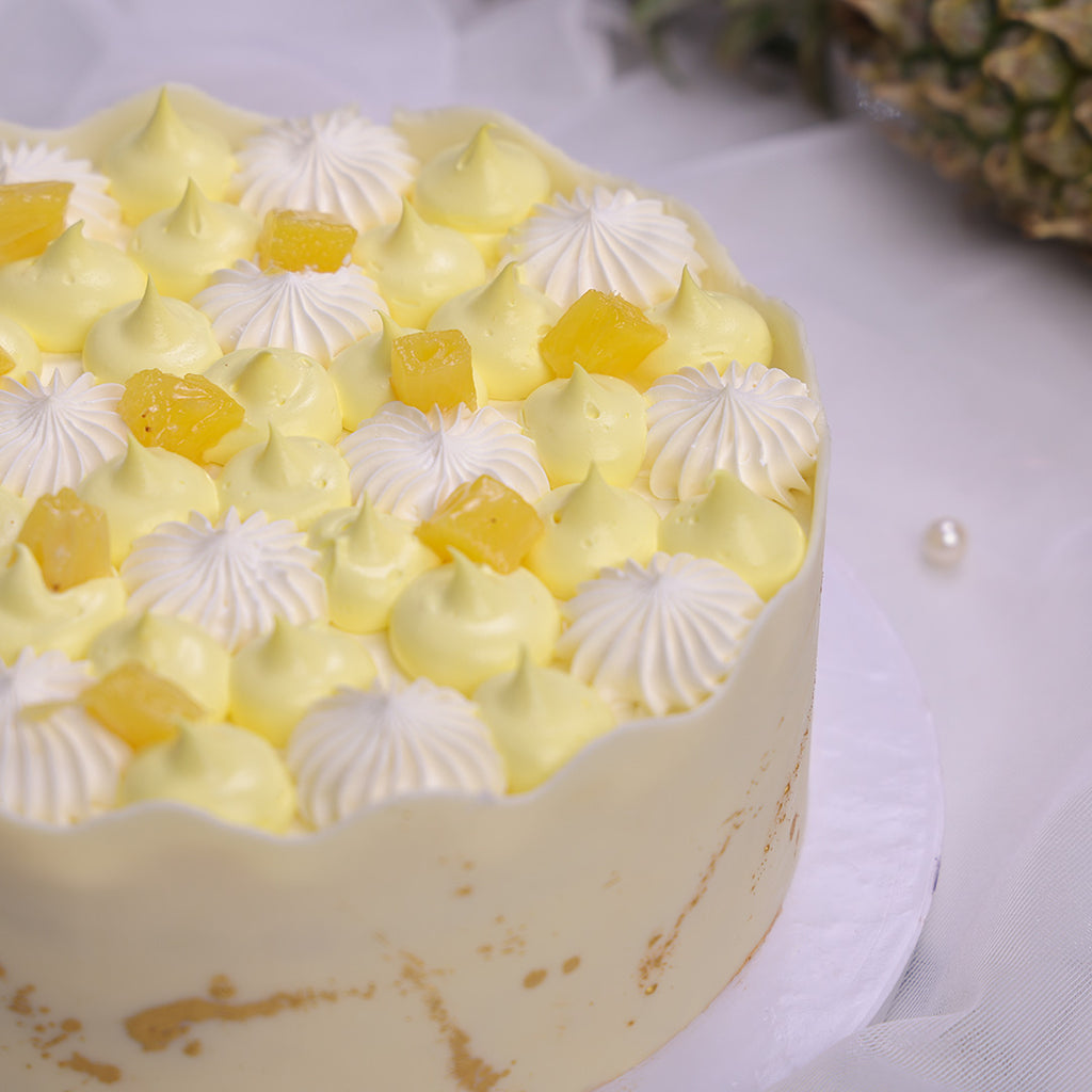 Order Pineapple Cake Online in Mumbai, Navi Mumbai, Thane – Merak Cakes