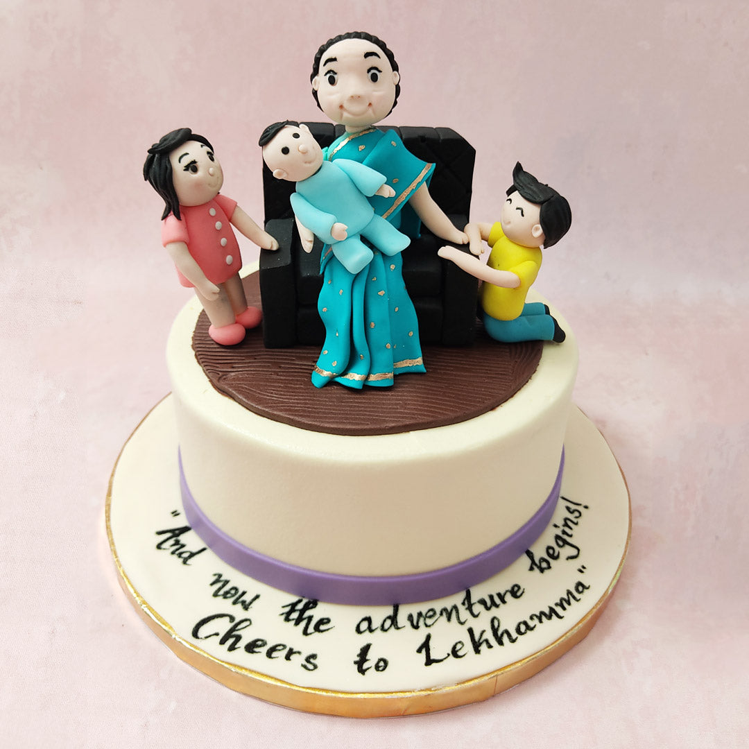 Grandmother Cake | Birthday Cake For Grandma | Elegant Cake For ...