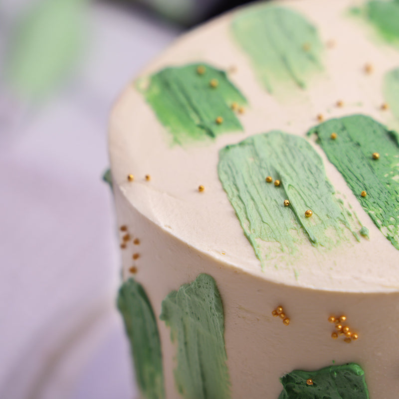 Sage Green Buttercream Cake