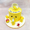 This Gudetama Cake is equal parts lazy, lovable, and laugh-out-loud funny—perfect for the kid (or adult) who’s mastered the art of doing absolutely nothing. 