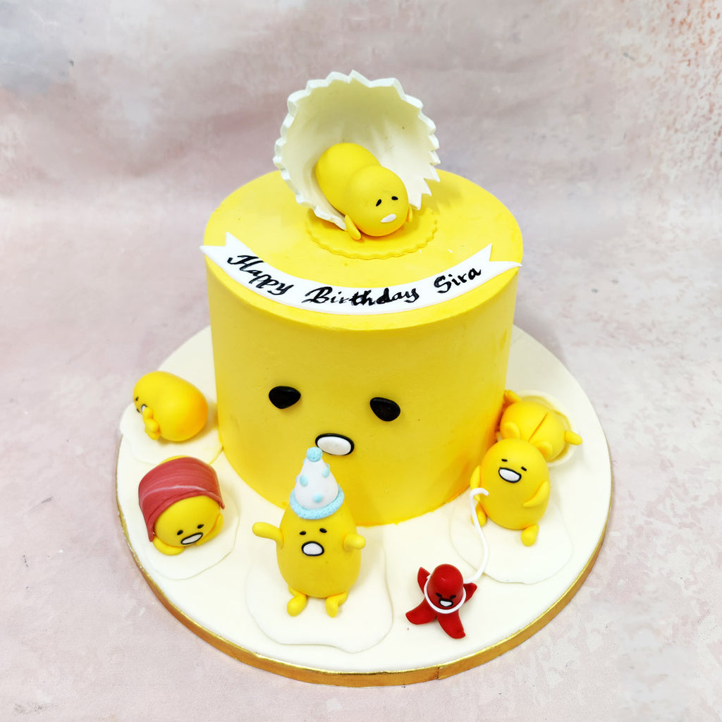 This Gudetama Cake is equal parts lazy, lovable, and laugh-out-loud funny—perfect for the kid (or adult) who’s mastered the art of doing absolutely nothing. 