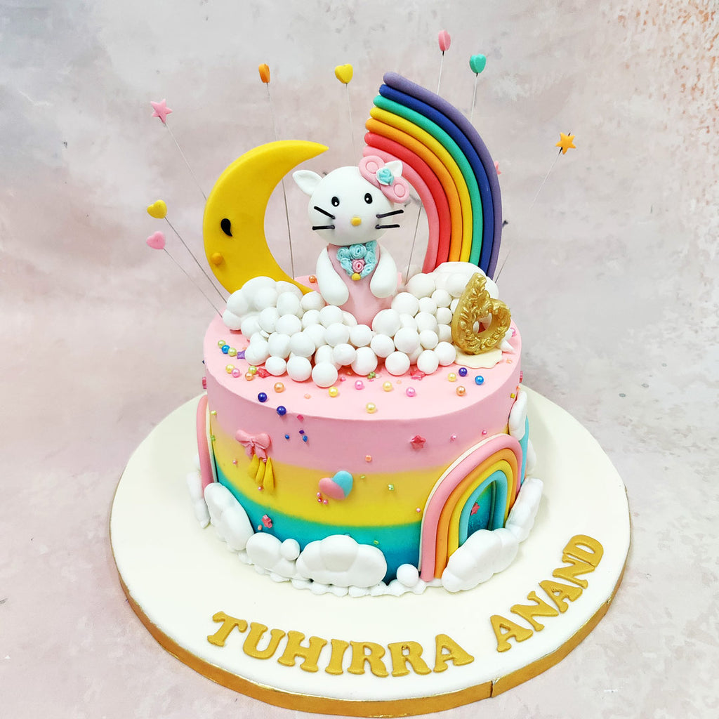 This Hello Kitty Rainbow Cake is a sugary daydream that feels like it stepped straight out of a pastel sky. 