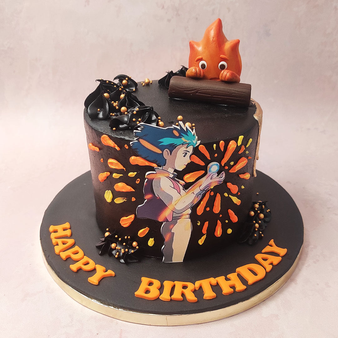 NARUTO CAKE l ANIME BIRTHDAY CAKE l ChynaBSweets - YouTube