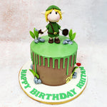 This magnificent Legend of Zelda Cake brings the beloved Nintendo franchise to life with remarkable attention to detail. 

