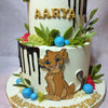 LionKing Two Tier Cake