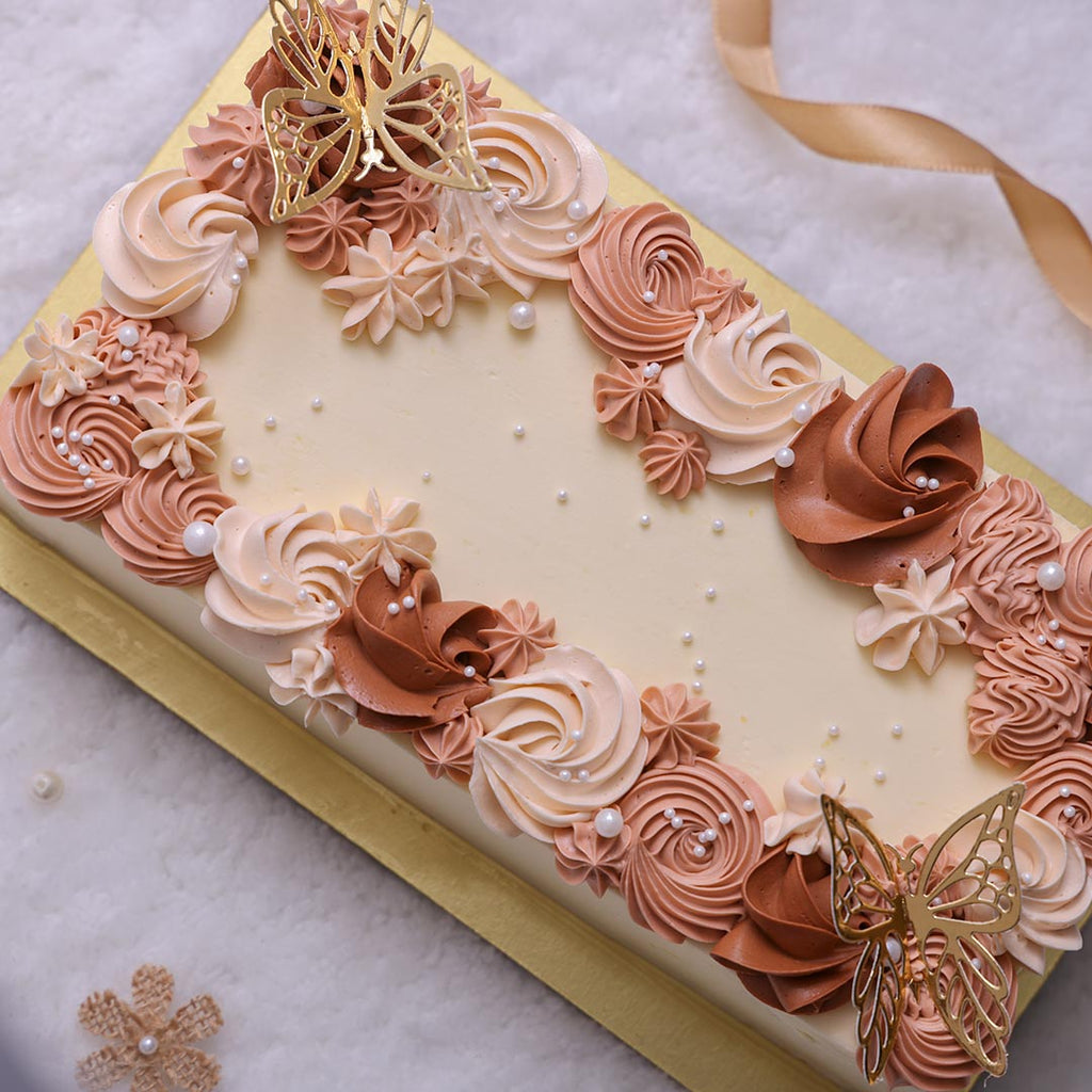 Luxury New Year Slab Cake