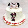 This Minnie Mouse Bow Cake is a picture-perfect tribute to everyone’s favourite Disney darling, crafted with timeless charm and a pop of playful flair. 