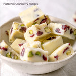 Pistachio Cranberry Fudges