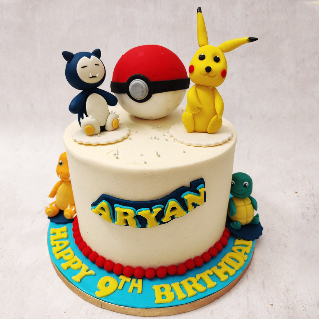 Pokemon Cake | Pokeball Cake | Pokemon Birthday Cake For Kids ...