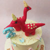 A Dino cake for a dino lover, this design will make sure that the fond birthday memories never go extinct. 