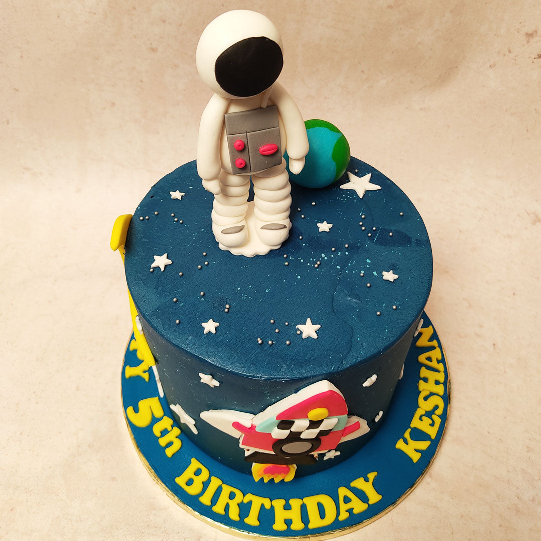 Space rocket theme cake 3 kg chocolate