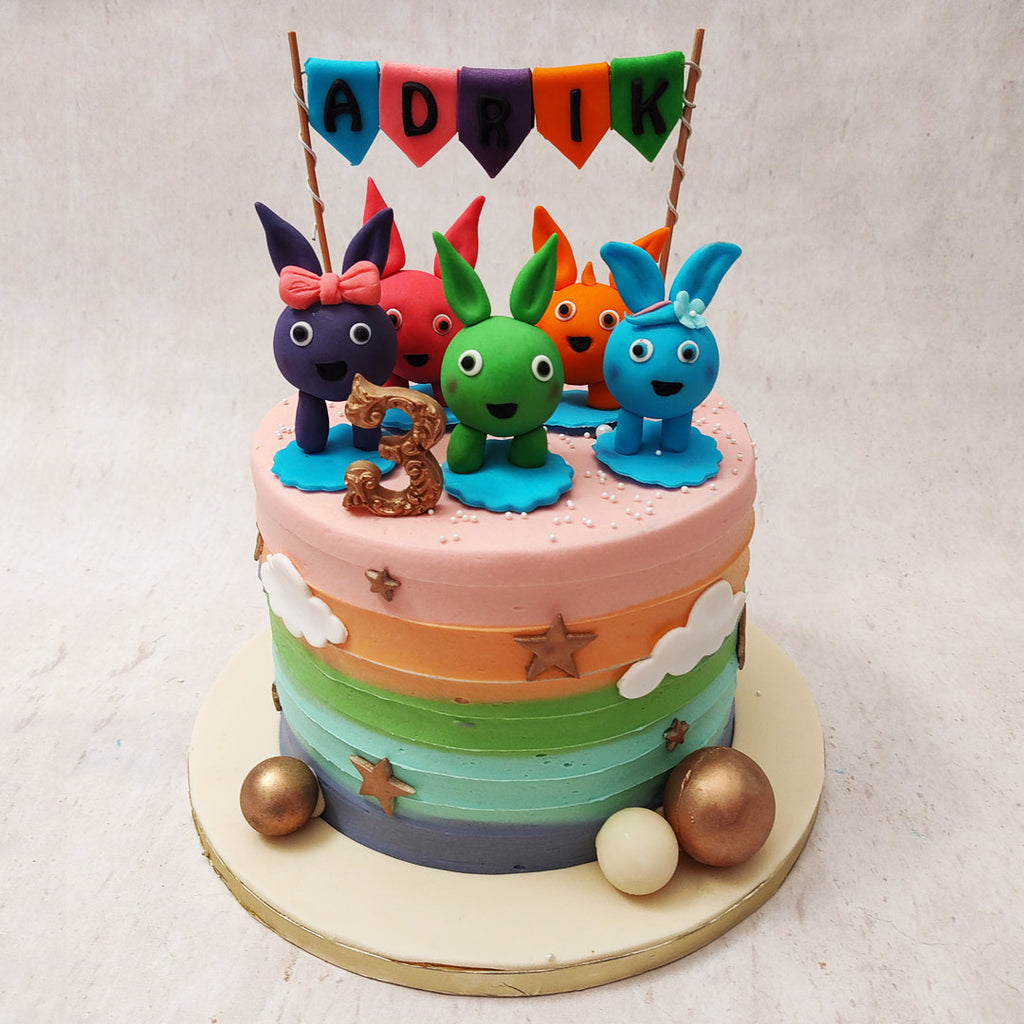 Sunny Bunnies Theme Cake