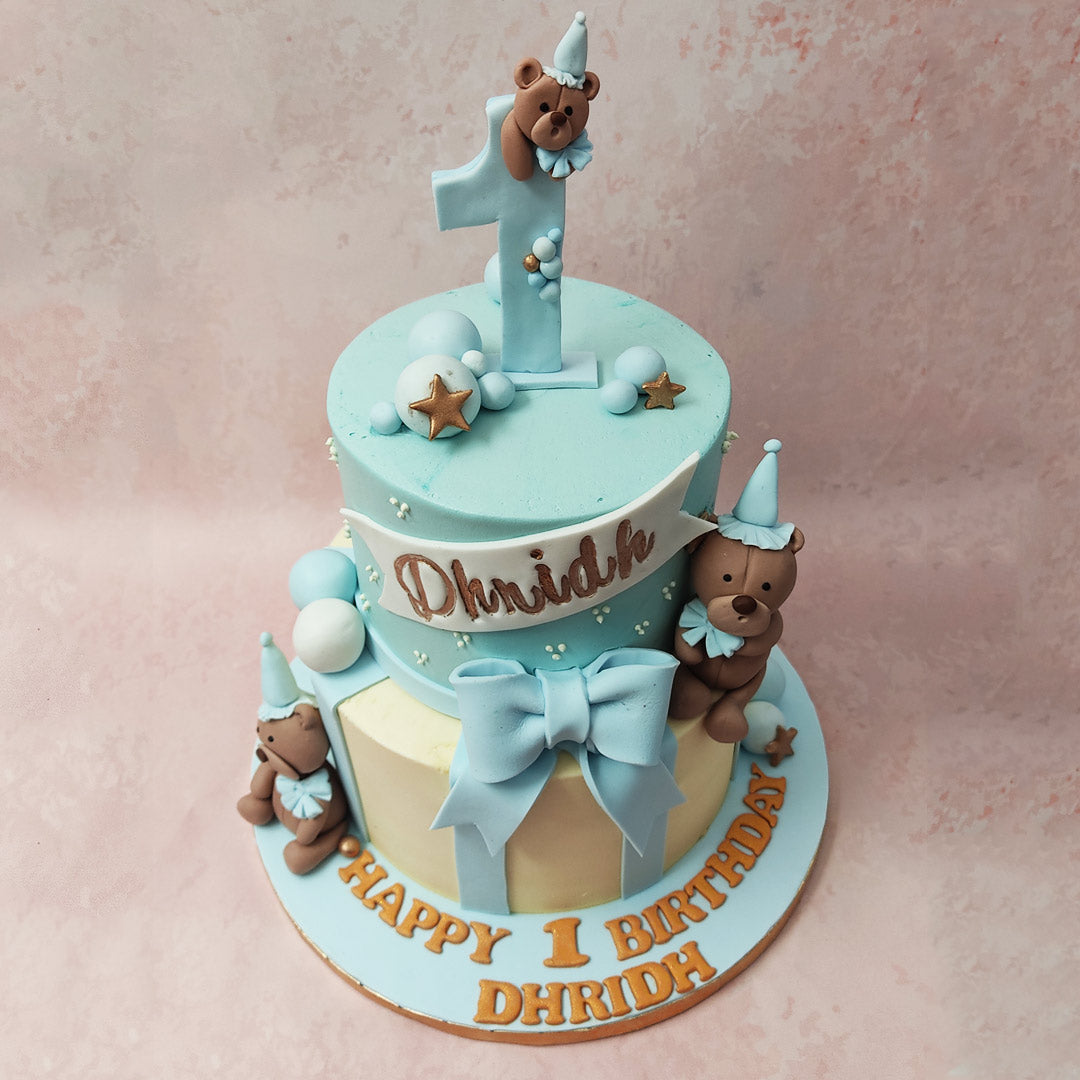 masha and bear theme cake - Ovenfresh