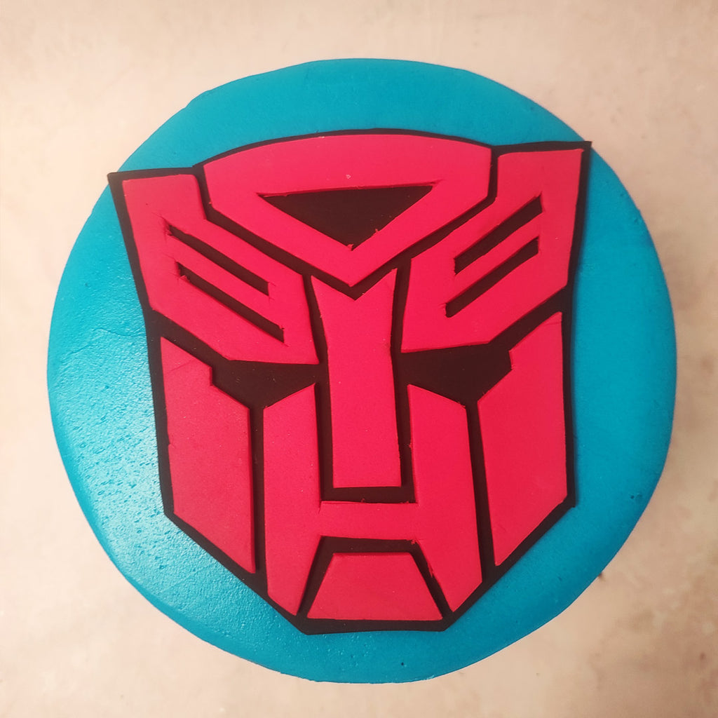 Transformers Cream Cake For Boys – Cake With Us