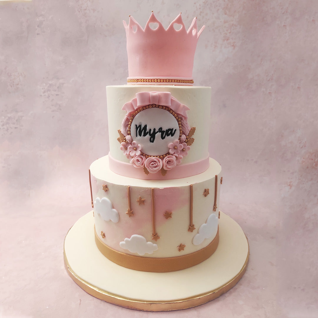 Disney Frozen Princess Cake | bakehoney.com