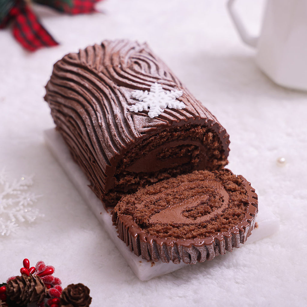 Yule Log Cake