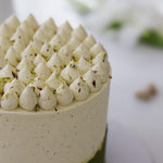 caramelized pista cake