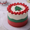 Christmas-themed cake