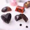 dark chocolate heart coffee ganache praline