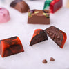 dark chocolate orange ganache christmas praline
