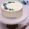 lilac flower cake
