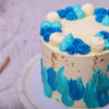 navy blue cake
