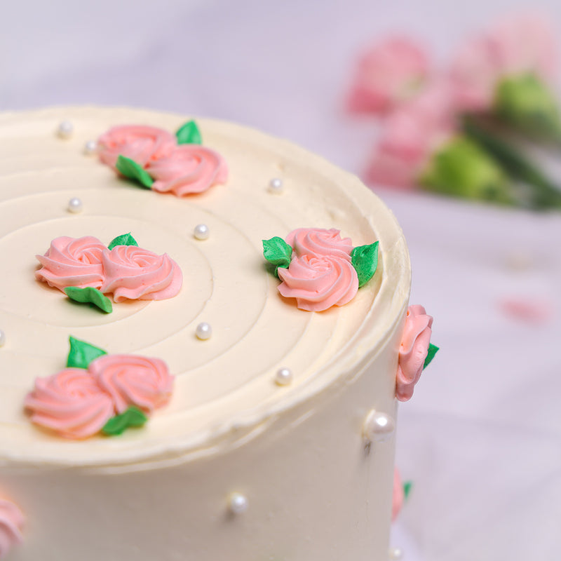 rosette birthday cake